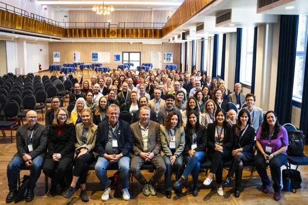 Gruppbild med samtliga deltagare i konferensen